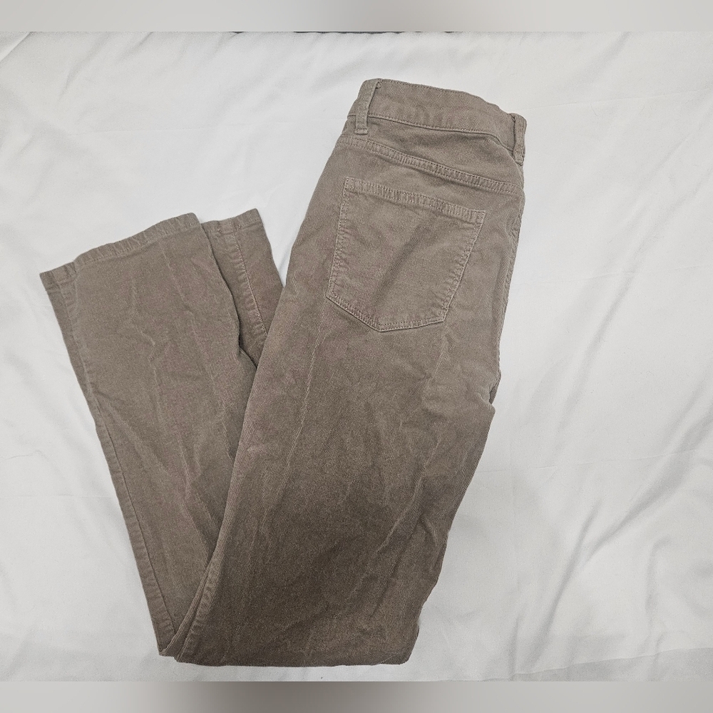 Talbots Tan Corduroy Straight Leg Pants!